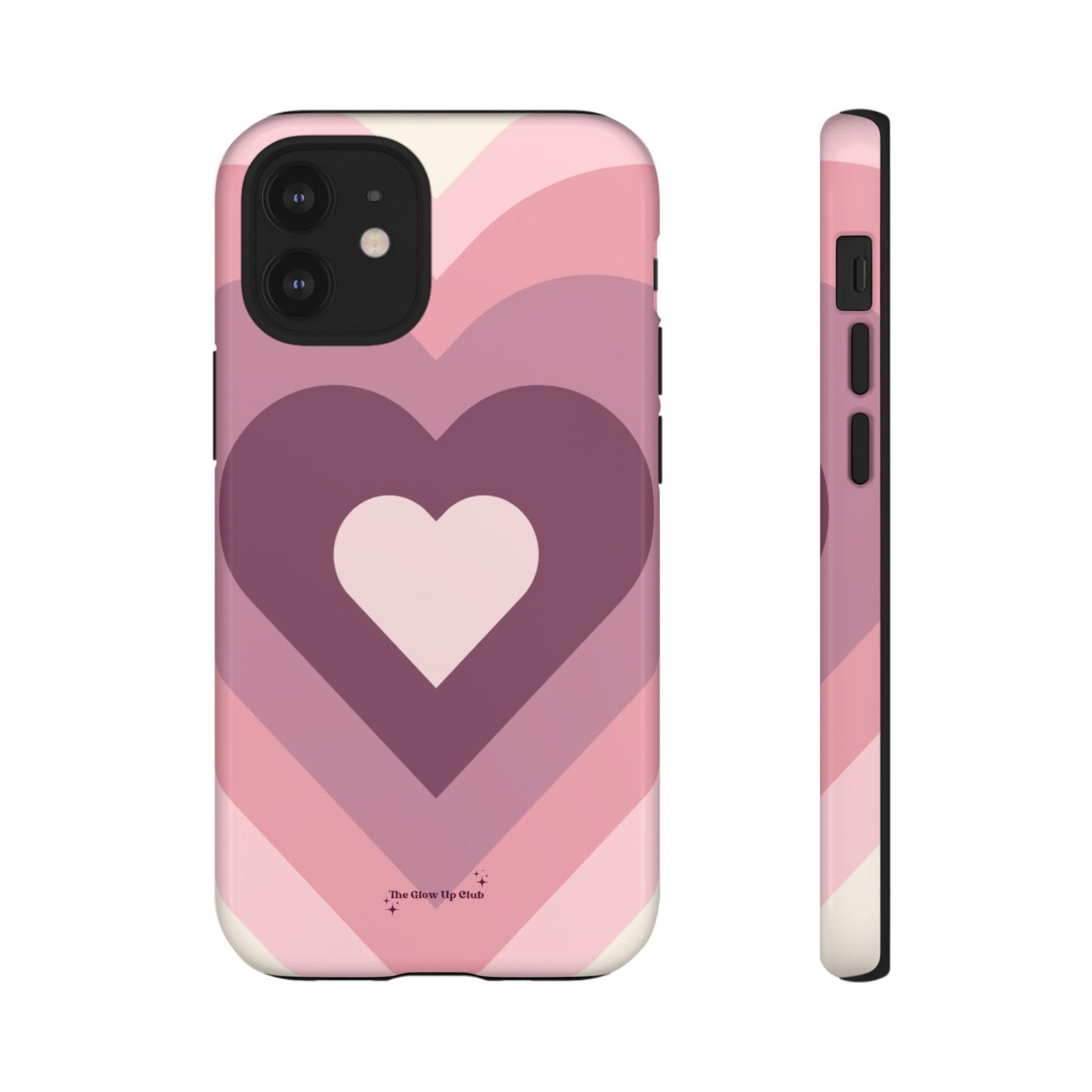 Heart layers pink - tough case