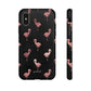 Rose gold flamingos - tough case