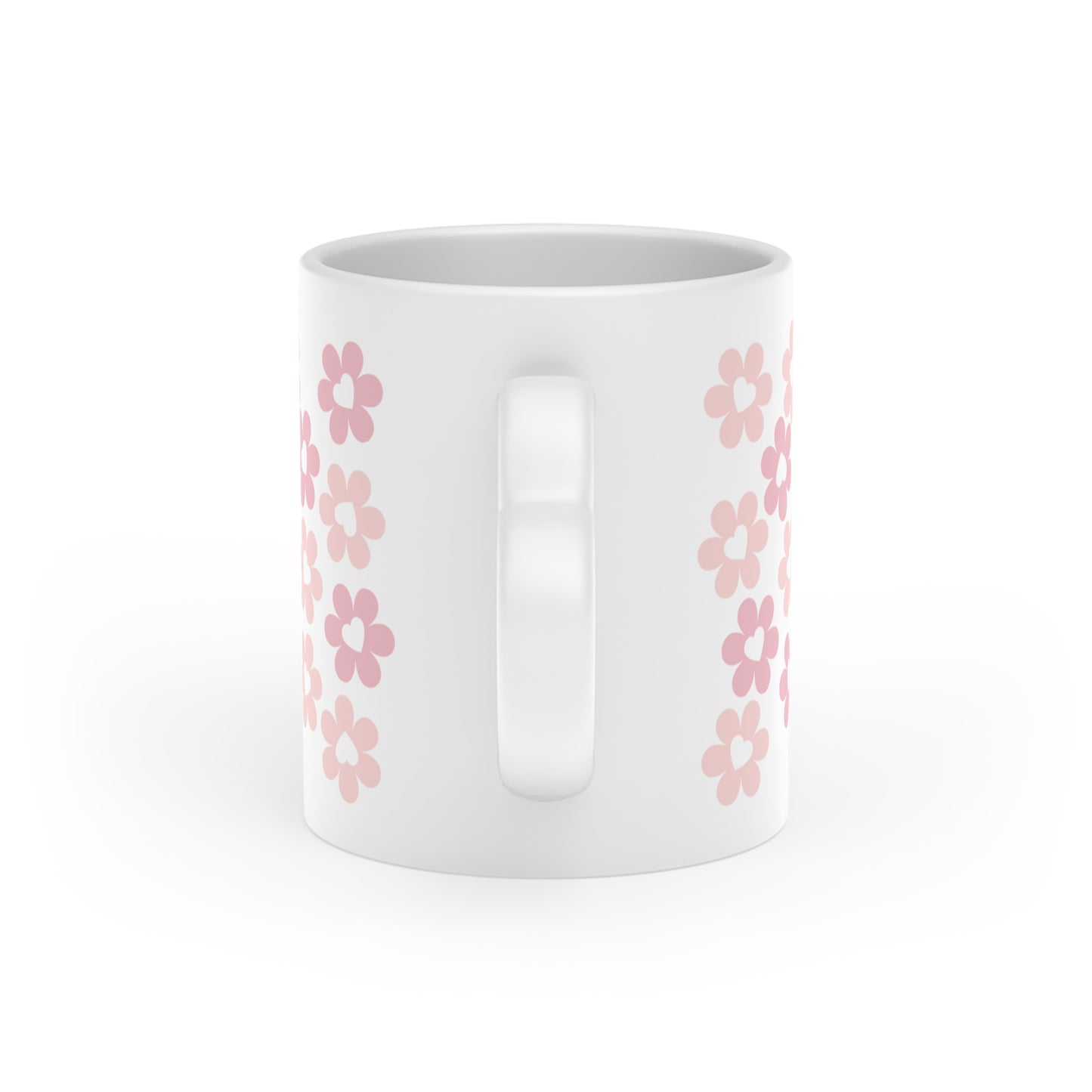 Heart-shaped flowers Heart-Shaped Mug