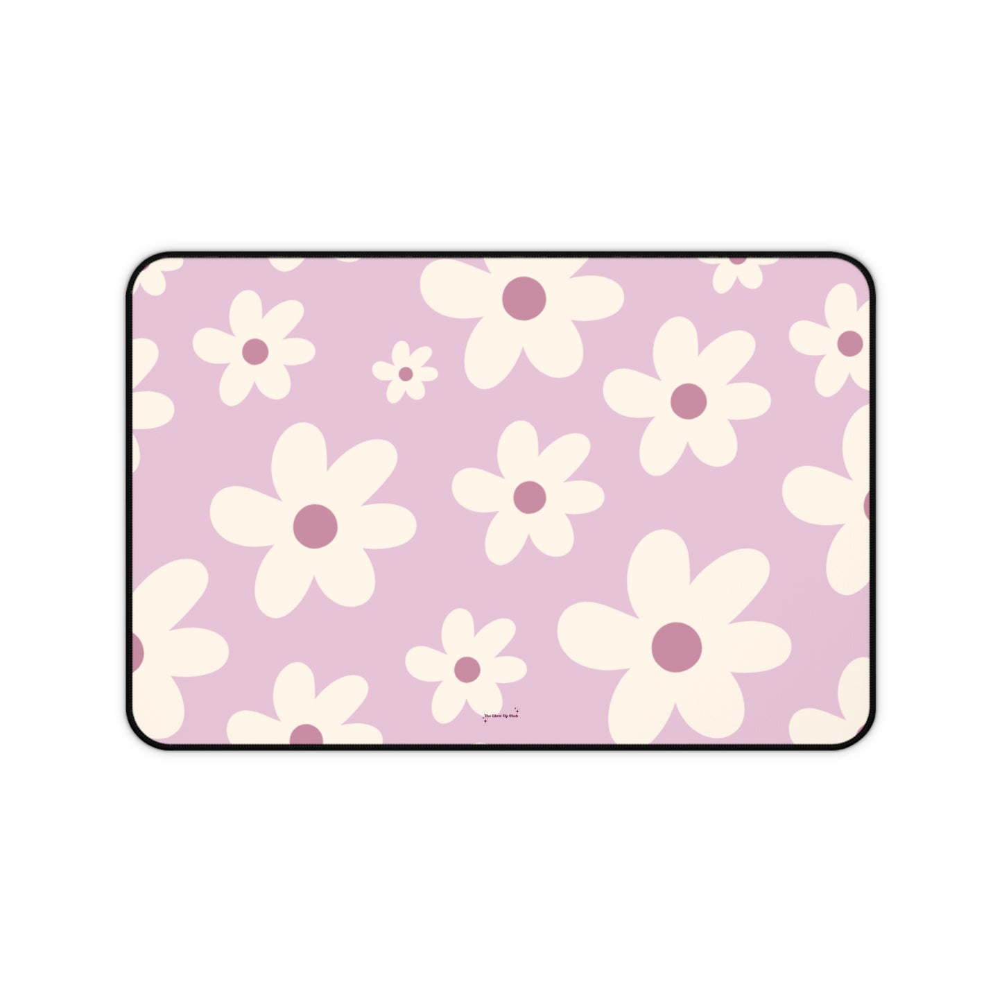 Floral pattern purple - Desk Mat