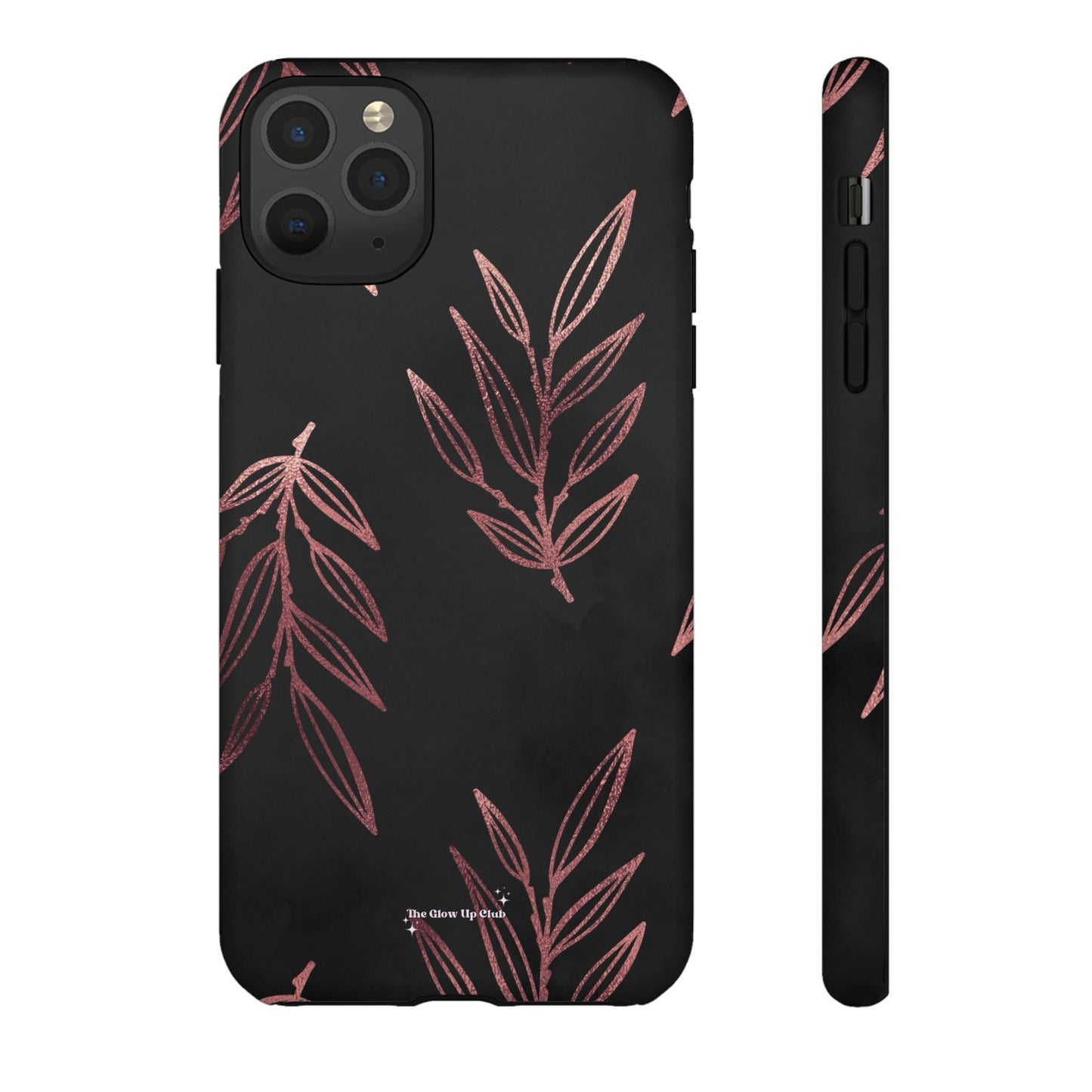 Rose gold leaves minimalistic - tough case