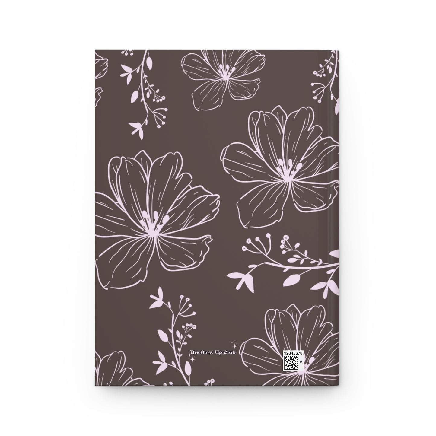 Realistic flowers grey Journal