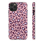 Leopard print pink purple - tough case