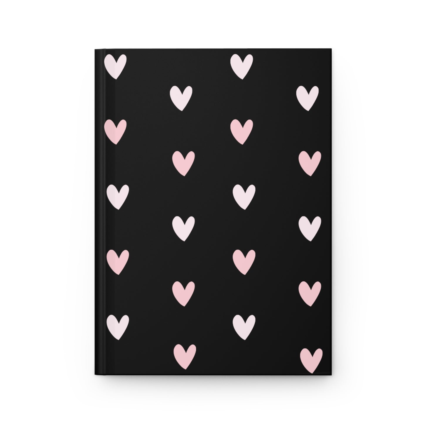 Black heart pattern Journal