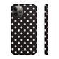 Black and pink dots - tough case