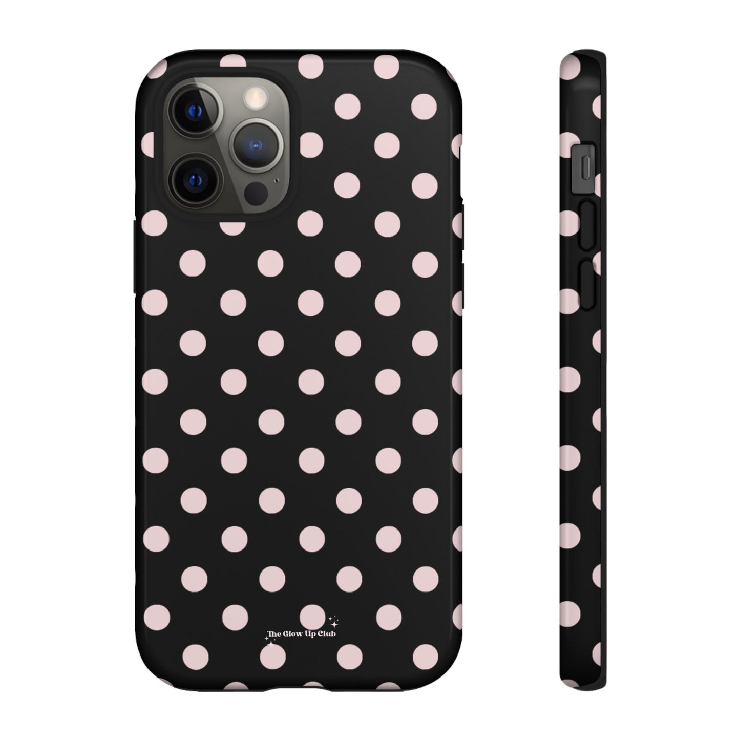 Black and pink dots - tough case