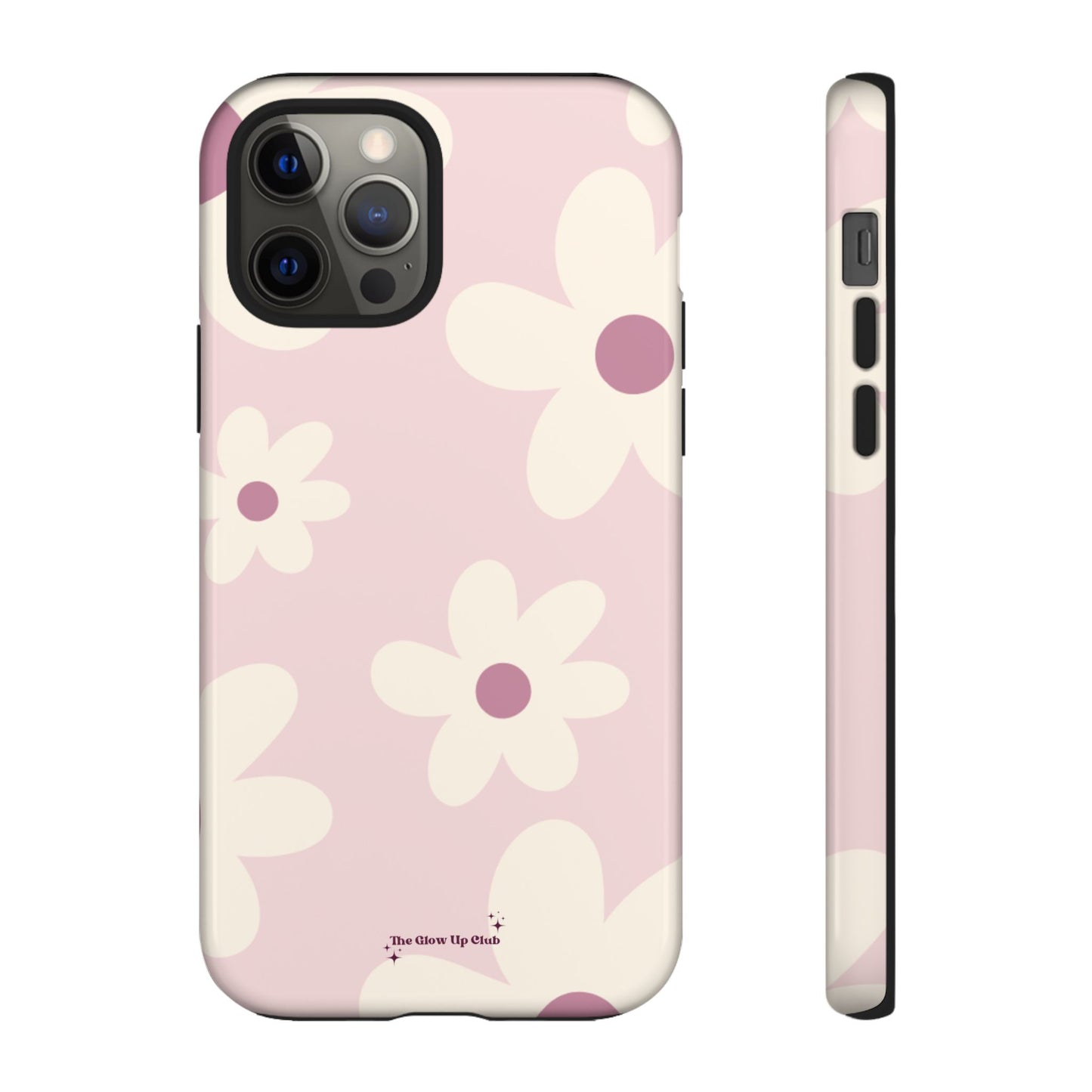 Floral pattern pink - tough case