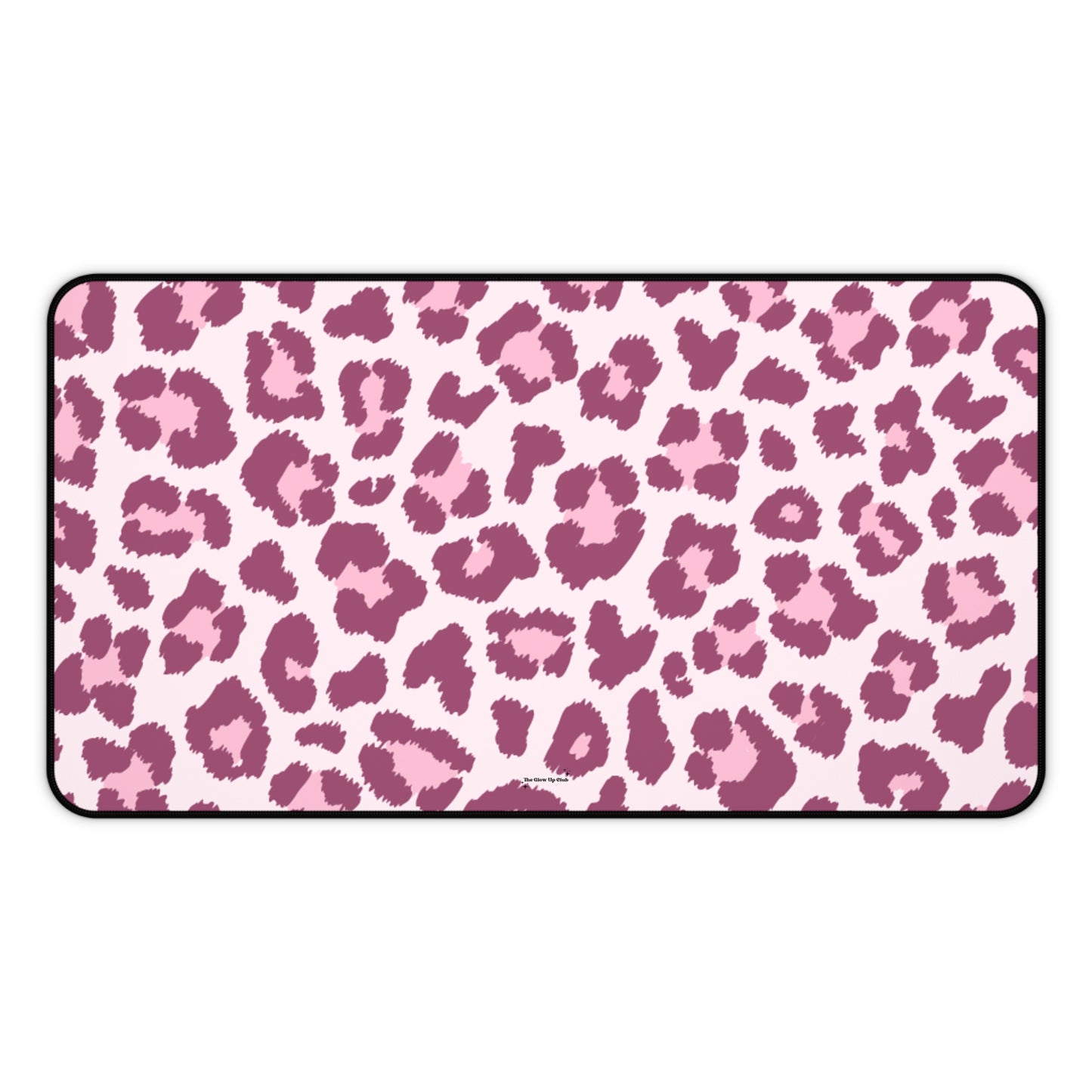 Leopard print double pink - Desk Mat