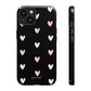 Black heart pattern - tough case