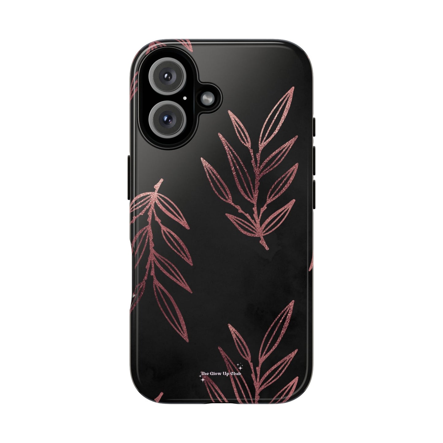 Rose gold leaves minimalistic - tough case