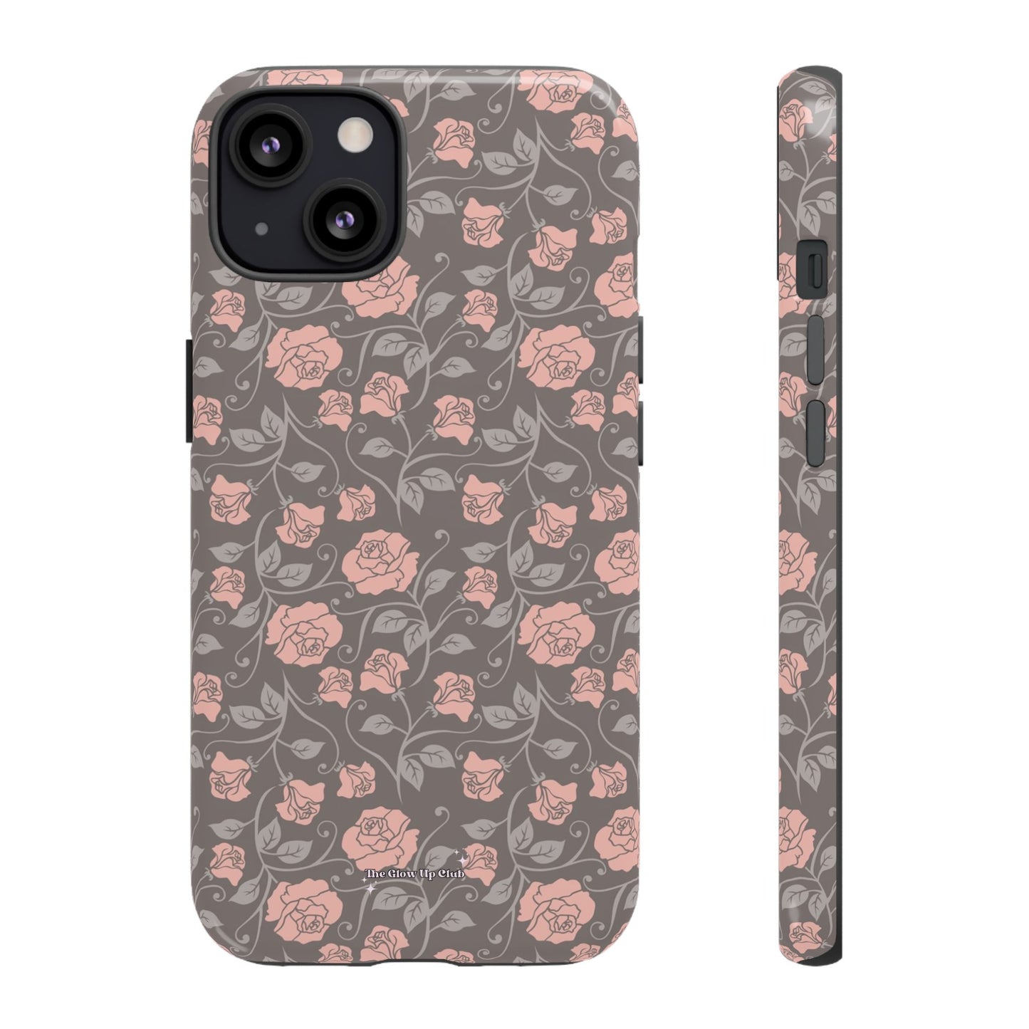 Small roses brown - tough case