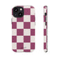 Burgundy checkers - tough case