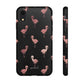 Rose gold flamingos - tough case