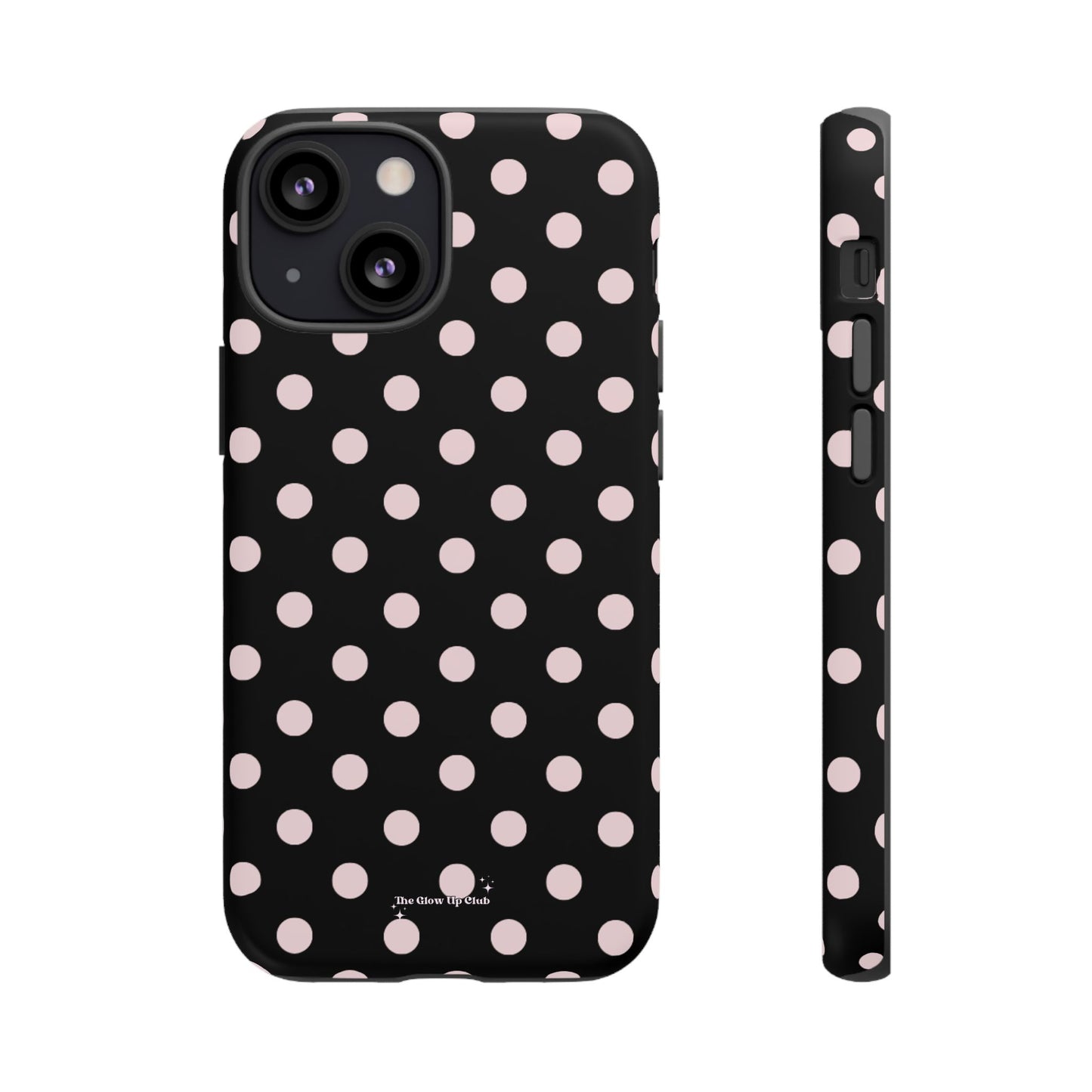 Black and pink dots - tough case