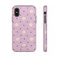 Flowers and dots pink - tough case