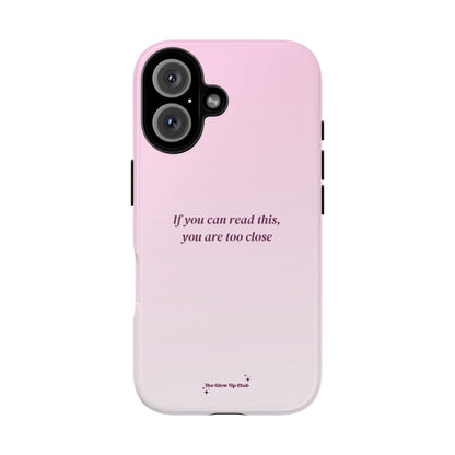 If you can read this pink - tough case