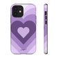 Heart layers purple - tough case