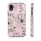 Realistic flowers pink - tough case