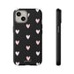 Black heart pattern - tough case