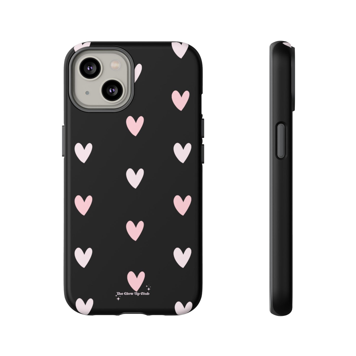 Black heart pattern - tough case