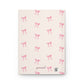 Crooked ribbon pattern cream Journal