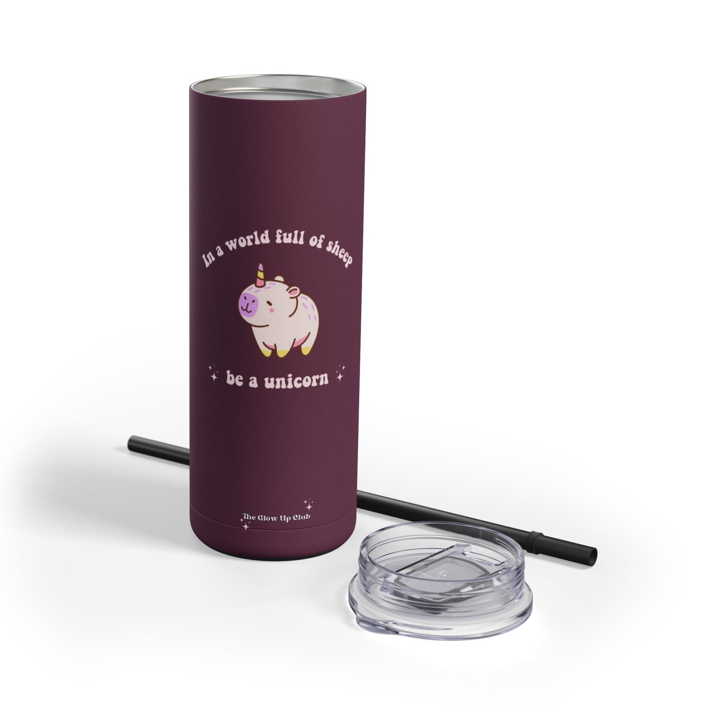 In a world full of sheep burgundy Tumbler, 20oz