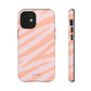 Zebra print orange - tough case