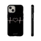 Heart line black - tough case