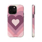 Heart layers pink - tough case