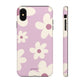 Floral pattern purple - tough case