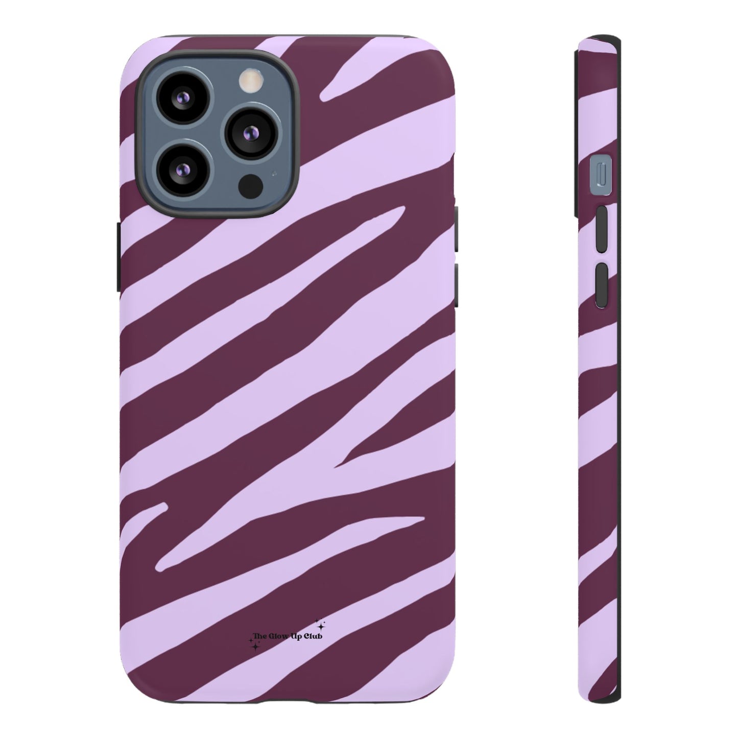 Zebra print purple - tough case