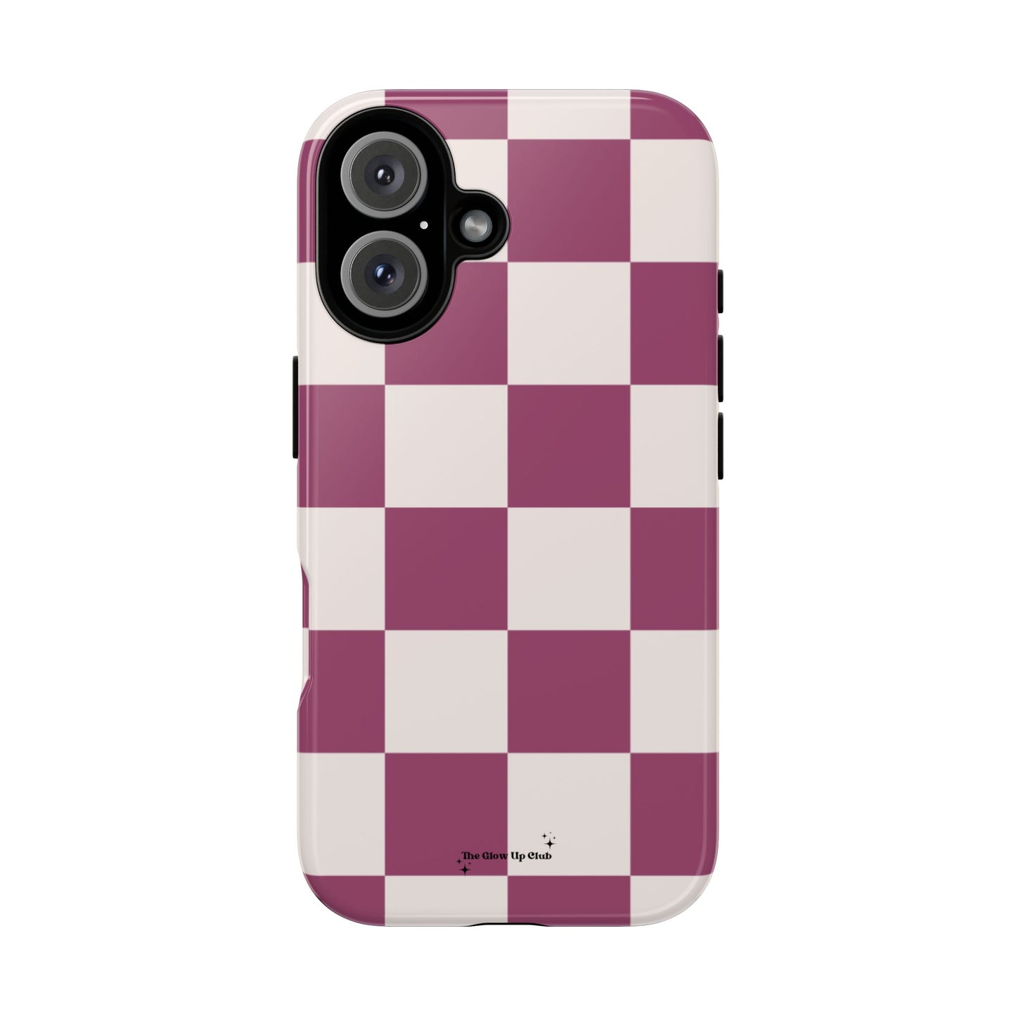 Burgundy checkers - tough case