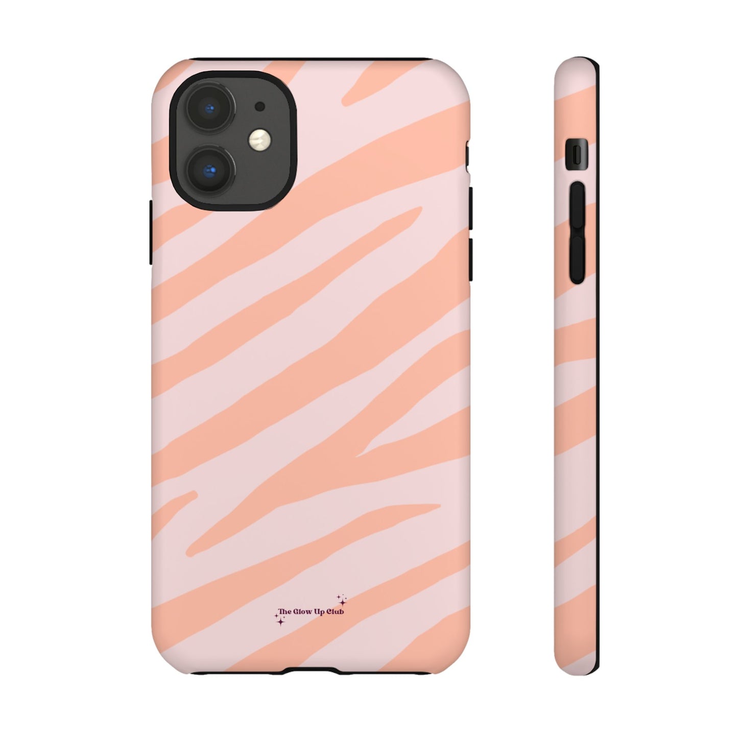 Zebra print orange - tough case