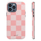 Pink orange checkers - tough case