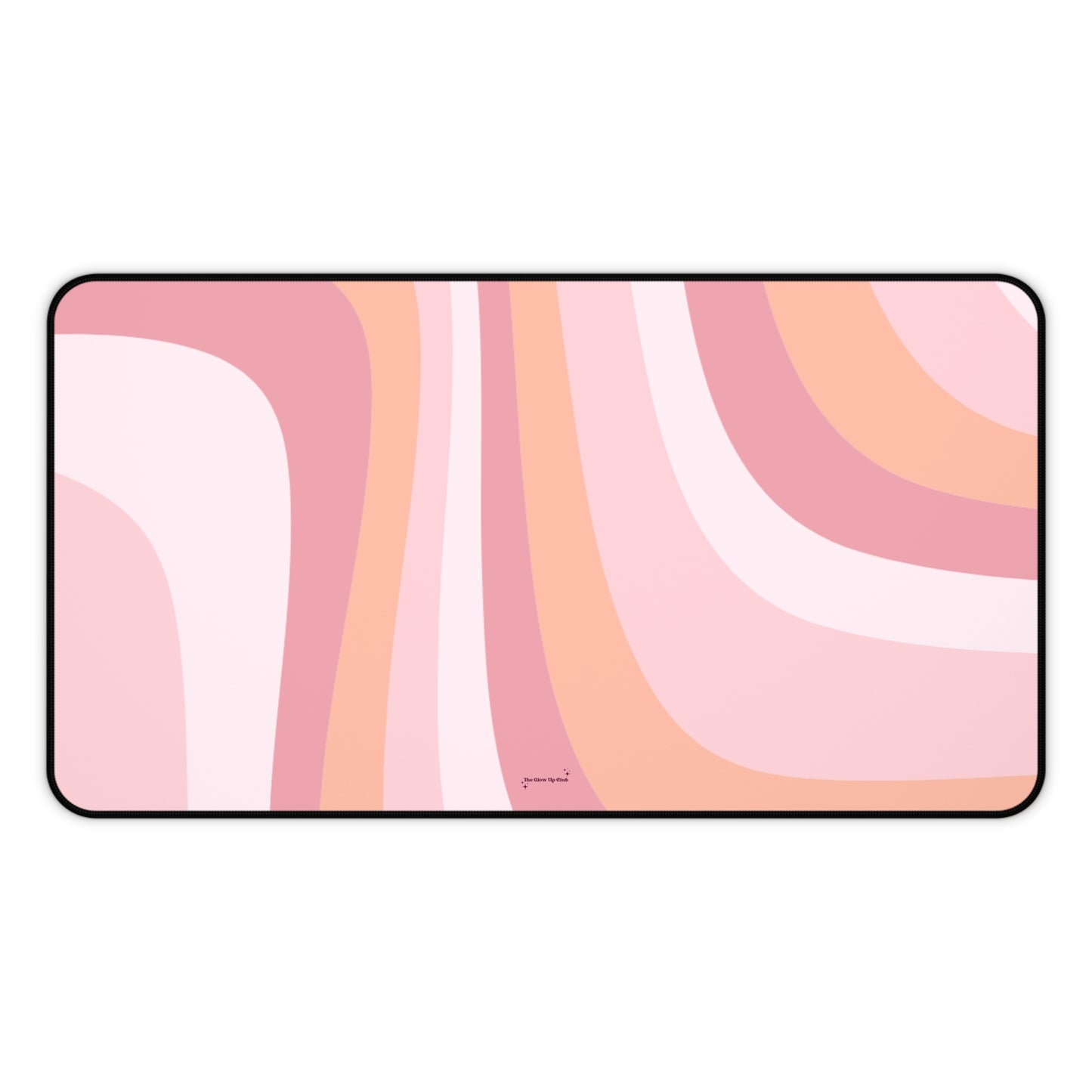 Pink waves - Desk Mat