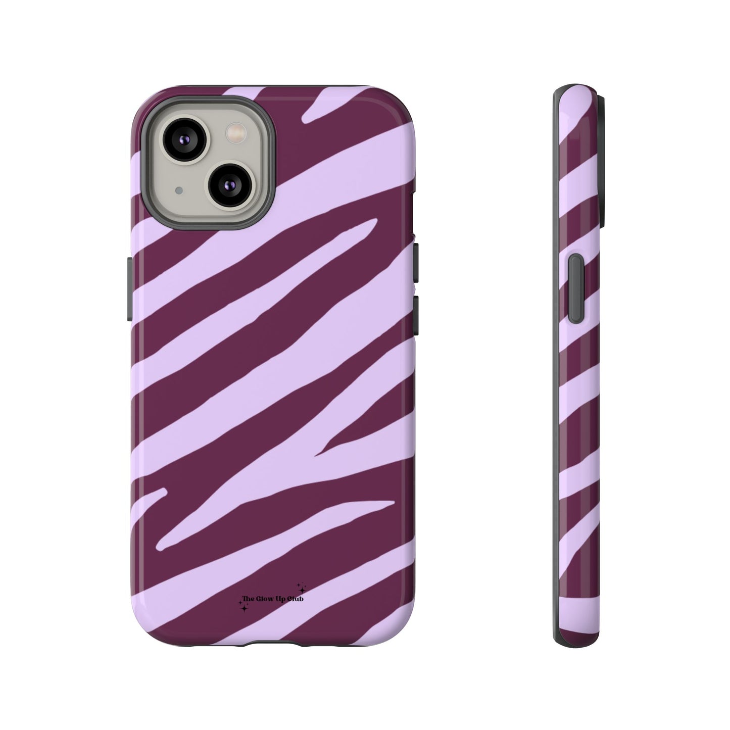 Zebra print purple - tough case