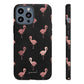 Rose gold flamingos - tough case