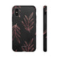 Rose gold leaves minimalistic - tough case