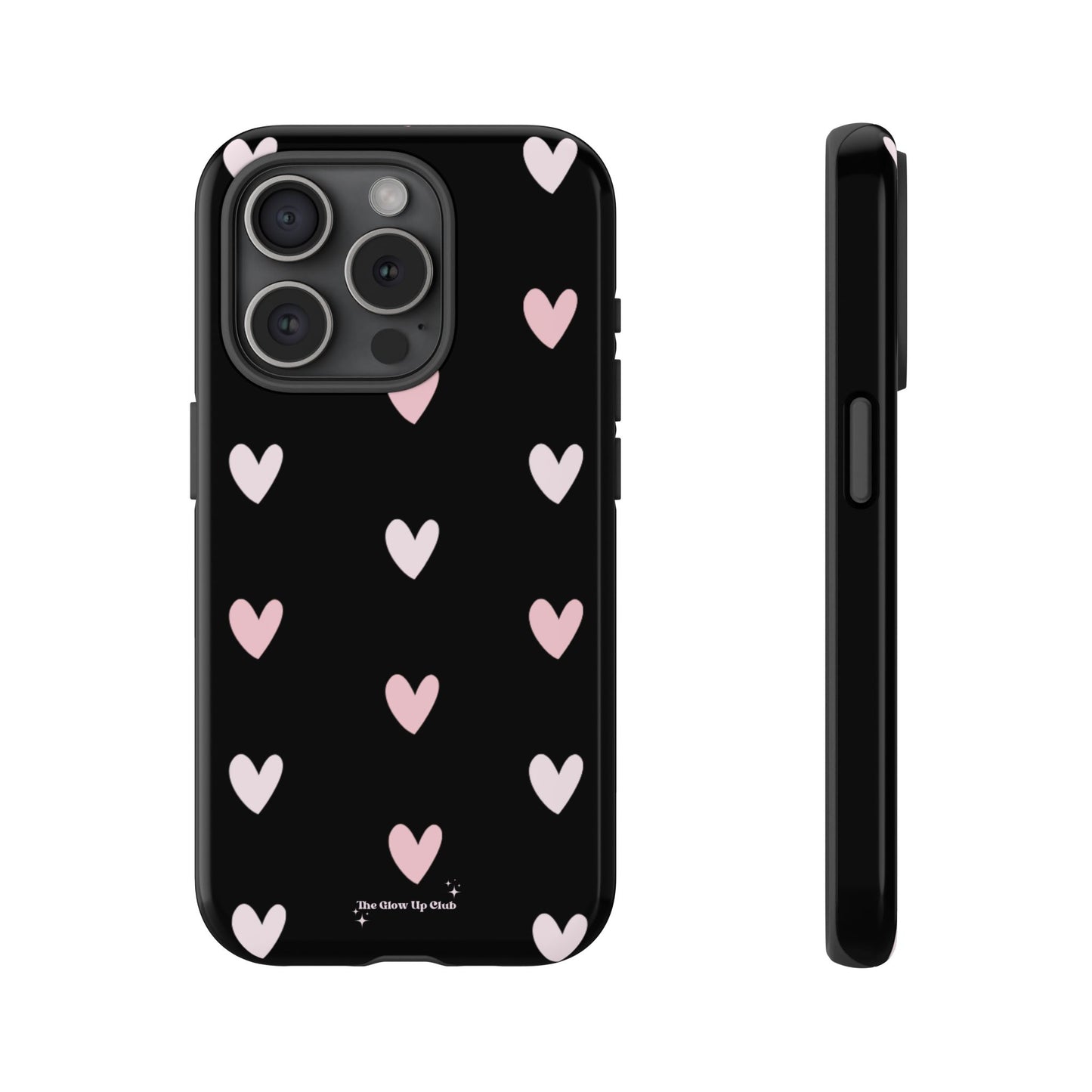 Black heart pattern - tough case