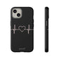 Heart line black - tough case