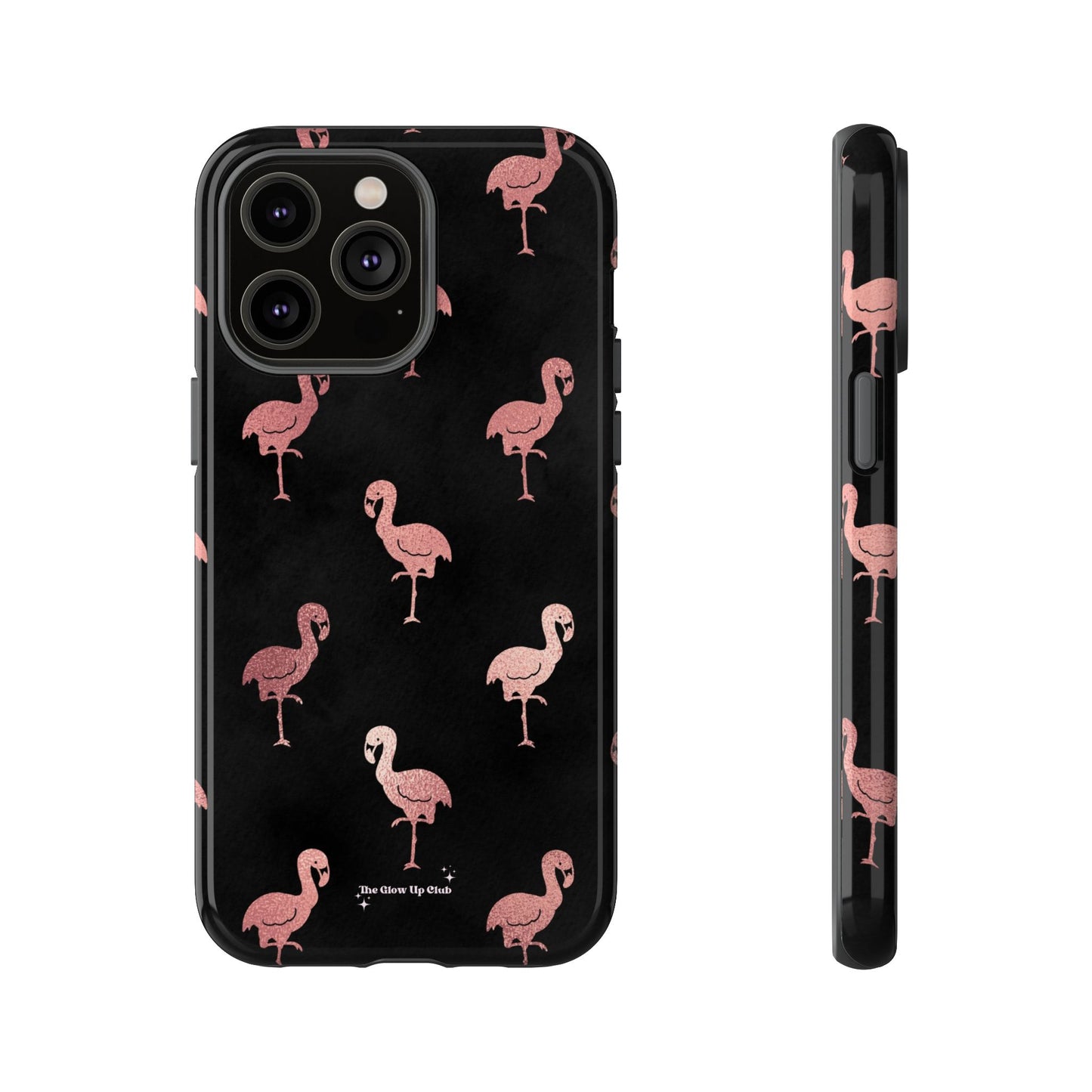 Rose gold flamingos - tough case