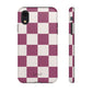 Burgundy checkers - tough case