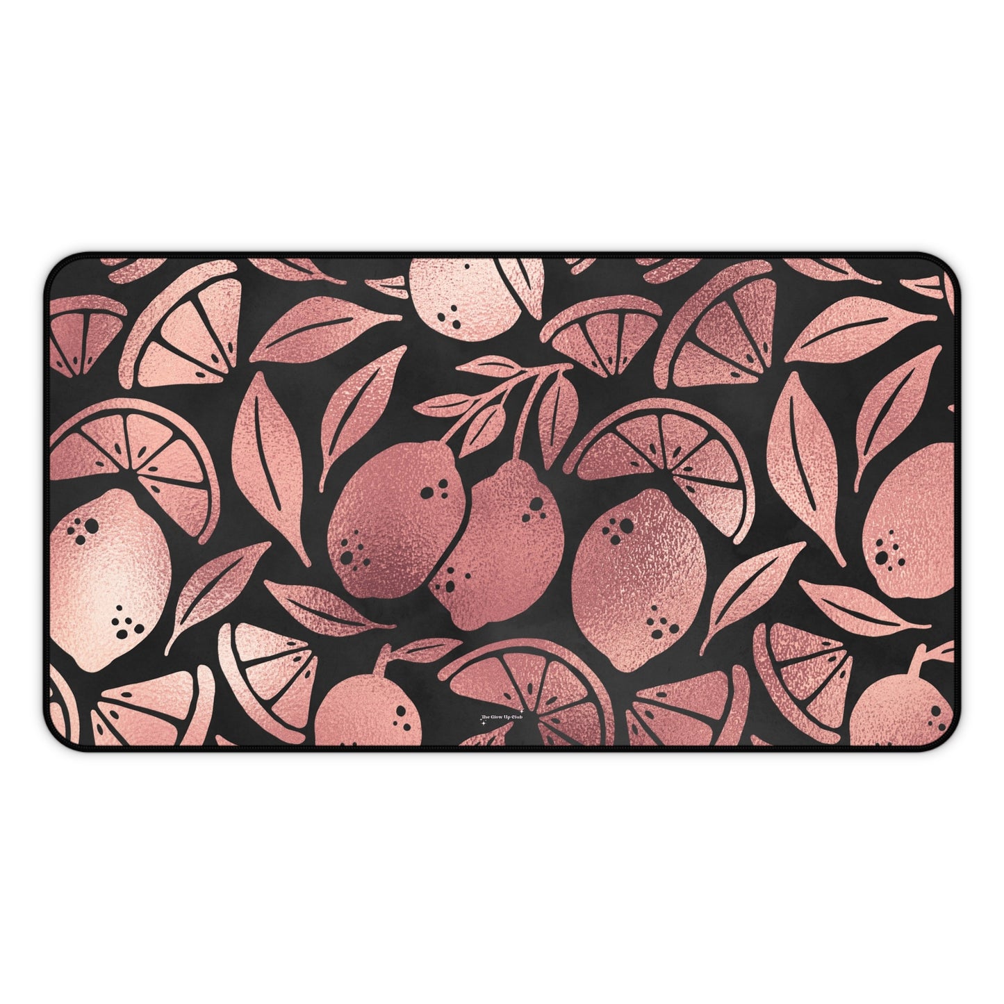 Rose gold lemons - Desk Mat