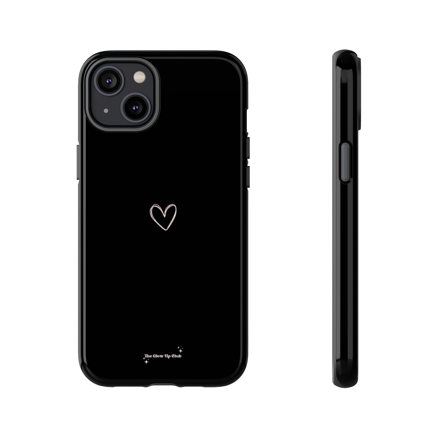 Minimalistic heart black - tough case