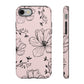 Realistic flowers pink - tough case