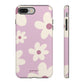 Floral pattern purple - tough case