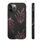 Rose gold leaves minimalistic - tough case