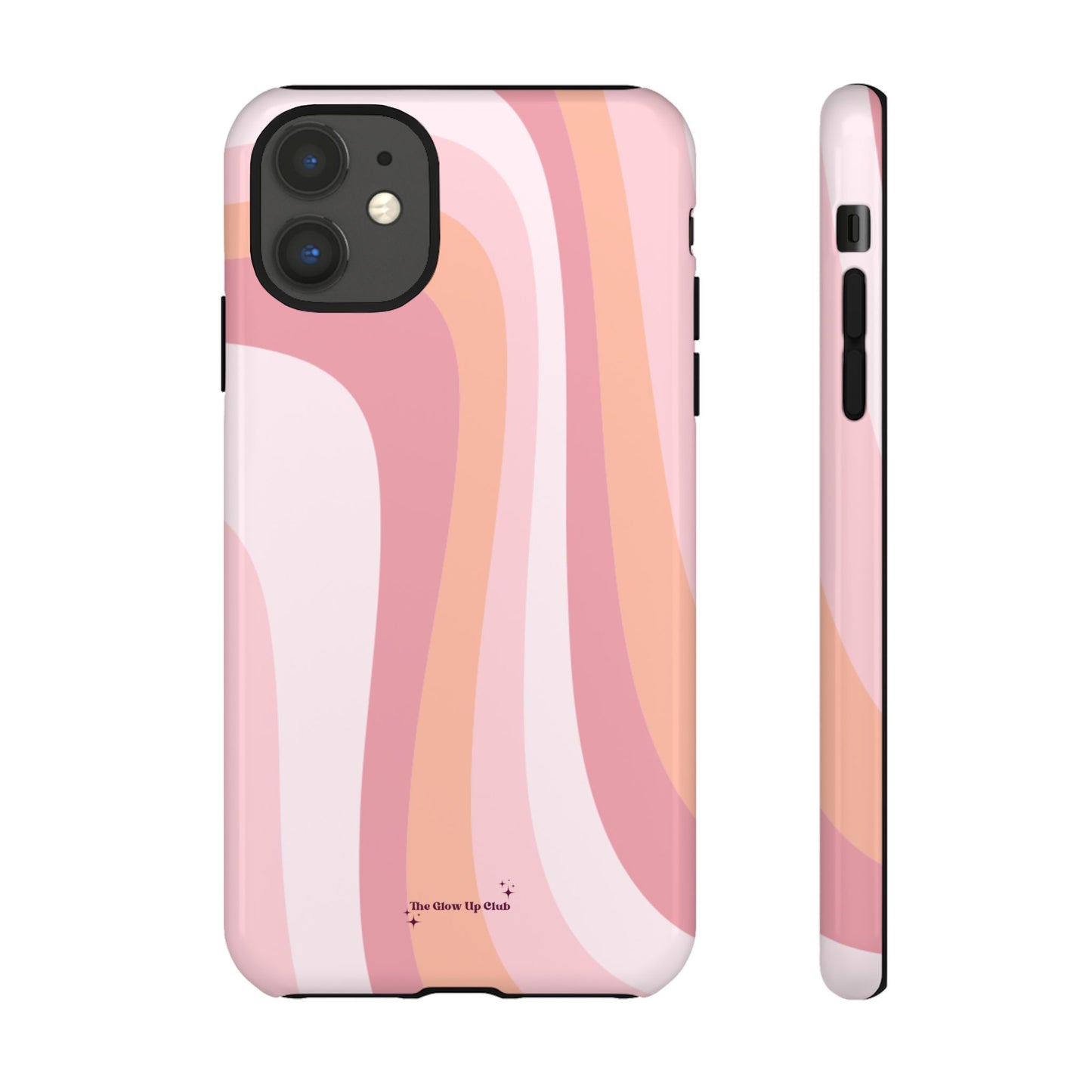 Pink and orange waves - tough case