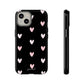 Black heart pattern - tough case