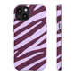 Zebra print purple - tough case